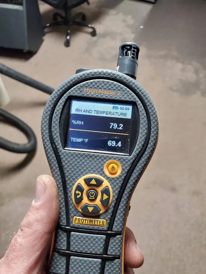 Moisture meter humidity assessment for Mold Remediation & Removal in Willard